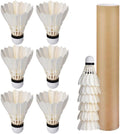 12 Pcs Shuttlecocks, Professional Badminton Shuttlecock Lightweight Training Sport Badminton Balls High Speed Badminton Birdies