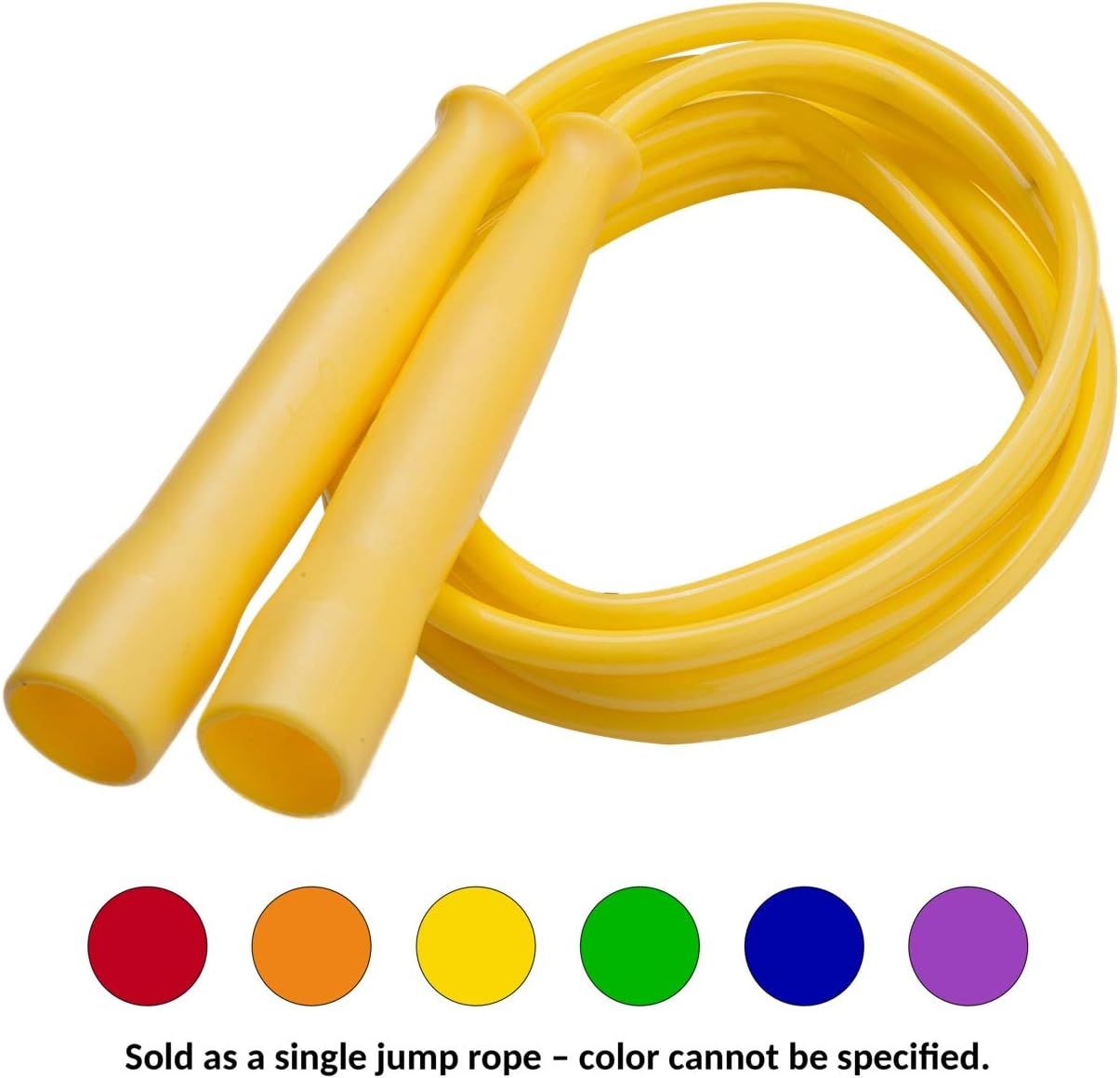 8 Foot Licorice Jump Rope for Fitness, Assorted Colors - Speed Jump Ropes with Contoured Handles for Exercise, Cross Training, Boxing - Single Premium Skipping Rope for Kids, Adults