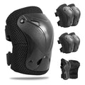 Roller Skate Pads Adult Knee And Elbow Pads For Roller Skating, Wrist Guards Skateboarding Protective Gear Adult Knee Pads For Men Women Skating Pads XL