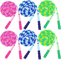 Jump Rope For Kids, Soft Beaded Jump Rope, Adjustable Length Tangle-Free Segmented Soft Beaded Skipping Rope，for Women, Men and Kids Keeping Fit, Workout and Weight Loss