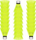 Badminton Birdies–24 Pack Nylon Shuttlecocks for Outdoor & Indoor Play,Durable Badminton Shuttlecocks with High Stability,Ideal for Softball/Baseball Batting Training,Backyard Fun and Practice Matches