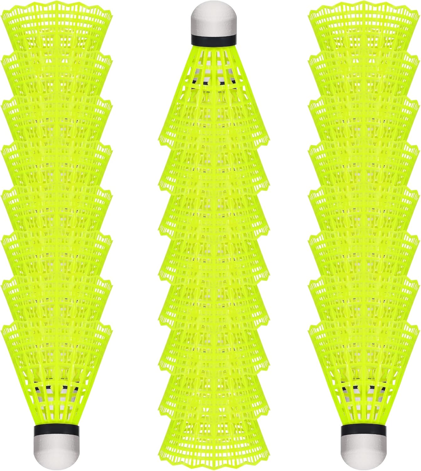 Badminton Birdies–24 Pack Nylon Shuttlecocks for Outdoor & Indoor Play,Durable Badminton Shuttlecocks with High Stability,Ideal for Softball/Baseball Batting Training,Backyard Fun and Practice Matches