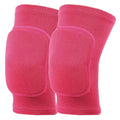 Anti slip sponge, soft and breathable men's, women's, girls', and children's red knee pads suitable for sports scenes such as volleyball, football, dance, yoga, wrestling, running, cycling, etc (red, Small)