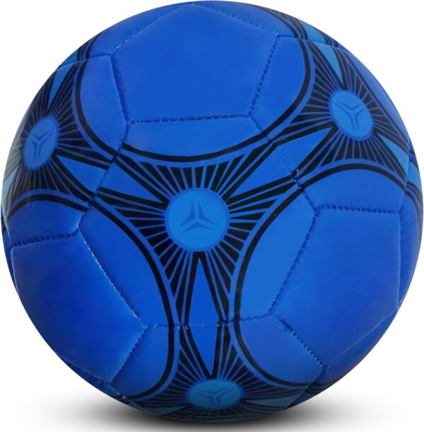Football Size 5 - Professional Football for Children & Adults - Official Competition & Training - Outdoor & Indoor - Football Children Unisex Leisure Balls for Professionals & Beginners (Blue,