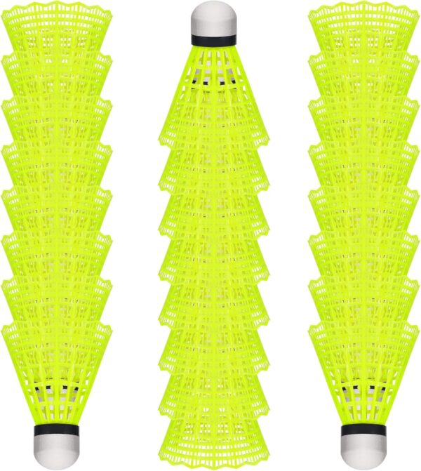Badminton Birdies–24 Pack Nylon Shuttlecocks for Outdoor & Indoor Play,Durable Badminton Shuttlecocks with High Stability,Ideal for Softball/Baseball Batting Training,Backyard Fun and Practice Matches